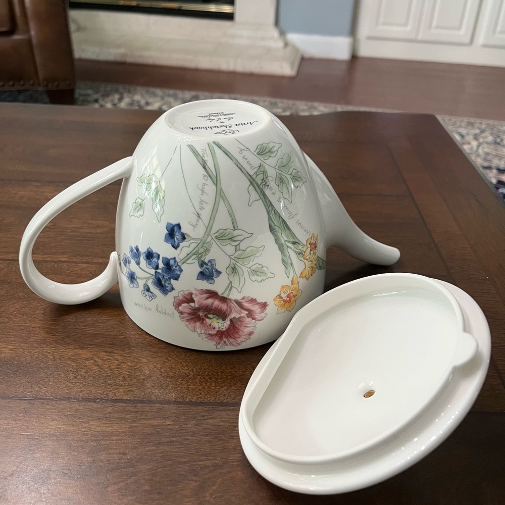 Lenox artist sketchbook tea pot , brand new never used. - Picture 5 of 7